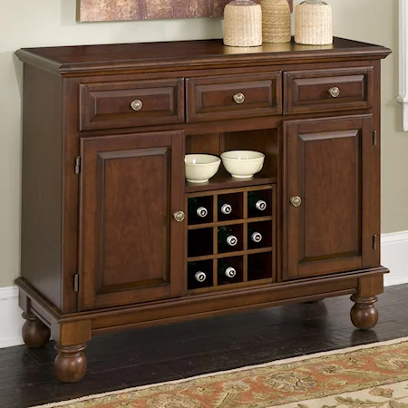 Server with Wood Top